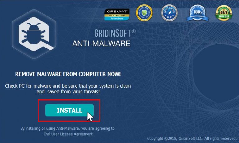 Gridinsoft anti malware коды